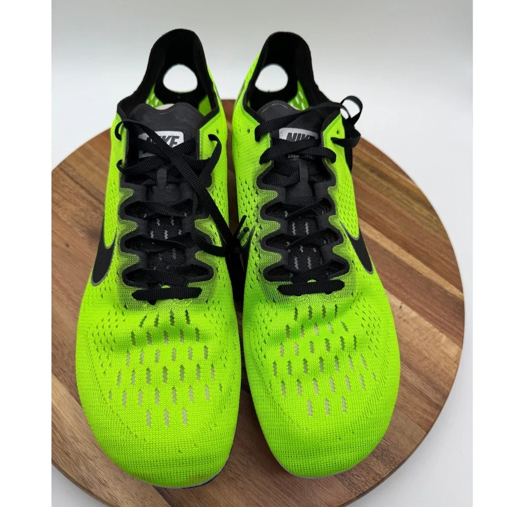 Nike Zoom Men's Size 12 Victory 3 Electric Green Black Track Spikes 0407
